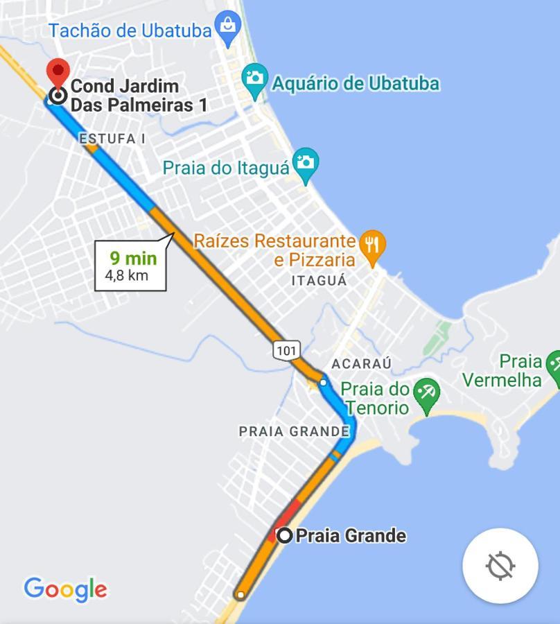 Apartamento em Ubatuba próximo à Praia Grande Exterior foto